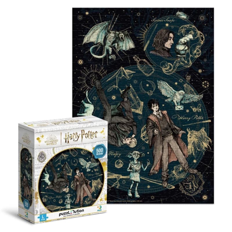 DODO Harry Potter Puzzle - Devoted, Legend, Proud 500 Pieces Multi