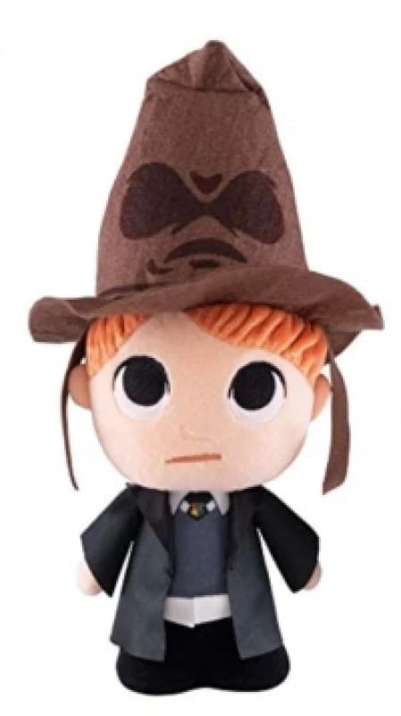 Funko Harry Potter Soft Toy Figure - Ron With Sorting Hat
