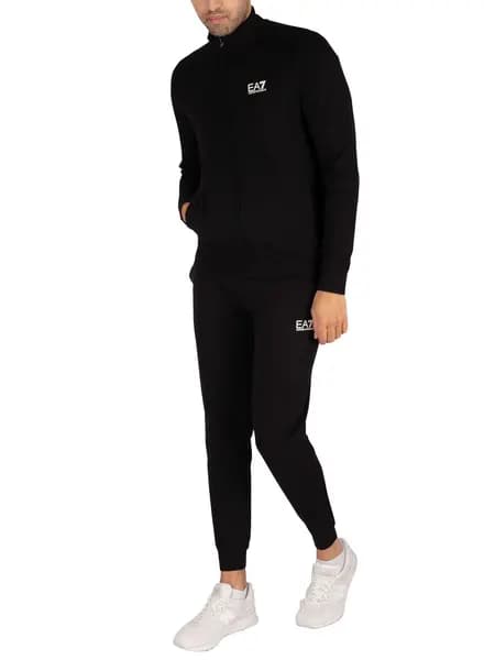 EA7 Logo Tracksuit Black M