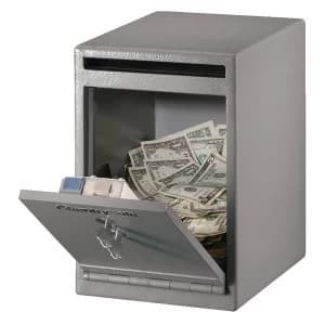 Master Lock Safe Medium Under Counter Drop Slot Safe Grey 11 Litre UC