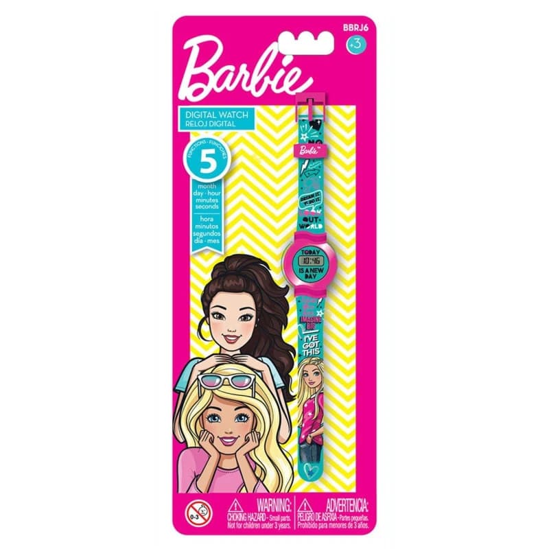Barbie 5 Function LCD Watch - Multi Multi One Size