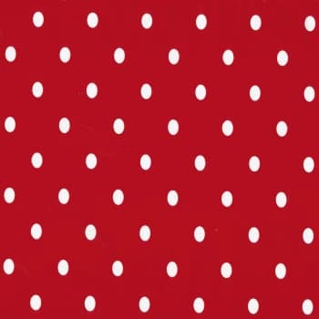 Fablon Sticky Back Plastic - Polka Dot Red
