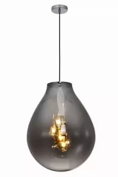 Rio 4 Light Large Smoke Crystal