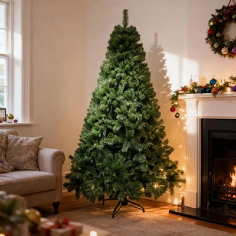 Shatchi 7FT Green Alaskan Pine Christmas Tree Green