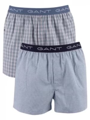 2 Pack Woven Boxer Shorts