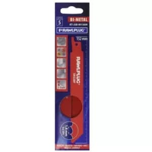 Rawlplug Recipro Saw Blades Medium Pack 5
