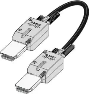 Cisco STACK-T2-3M= networking cable Black