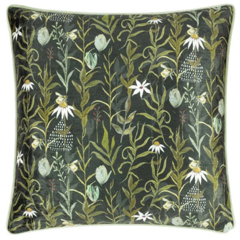 Wylder Nature Meadow Bloom Repeat Polyetser Filled Cushion Multi