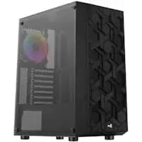 Aerocool Hive V2 Midi Tower, Tempered Glass - Black