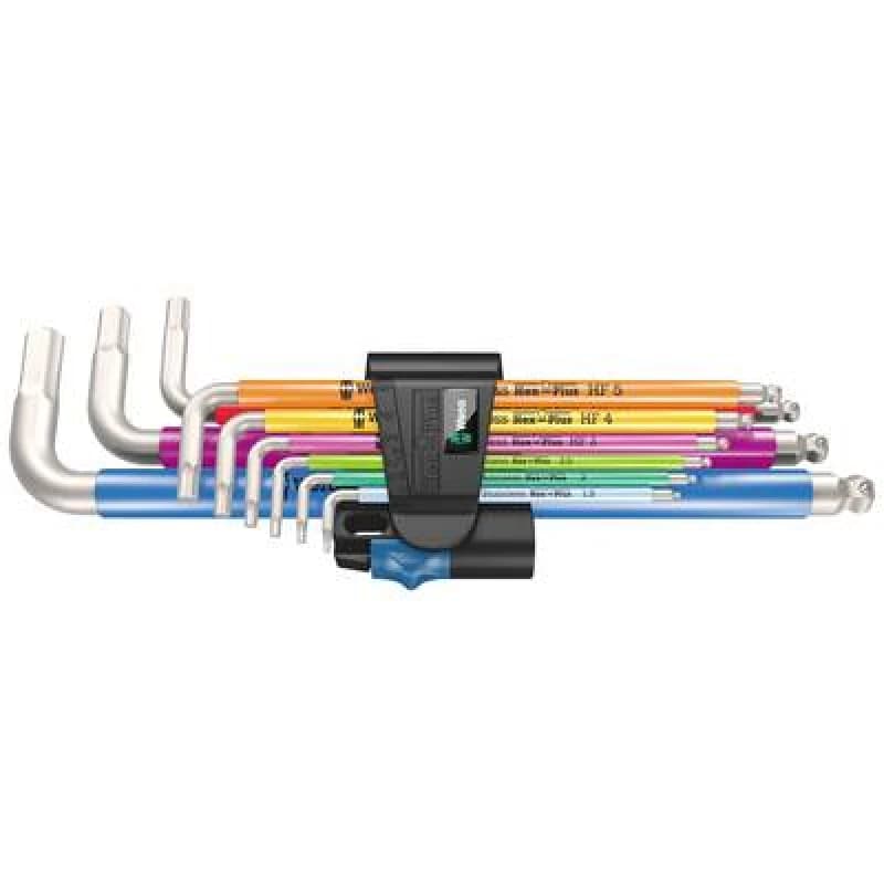 WERA 3950/9 Hex-Plus Multicolour HF Stainless 1