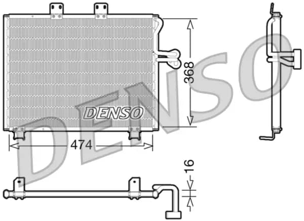 Denso DCN06013 Condenser