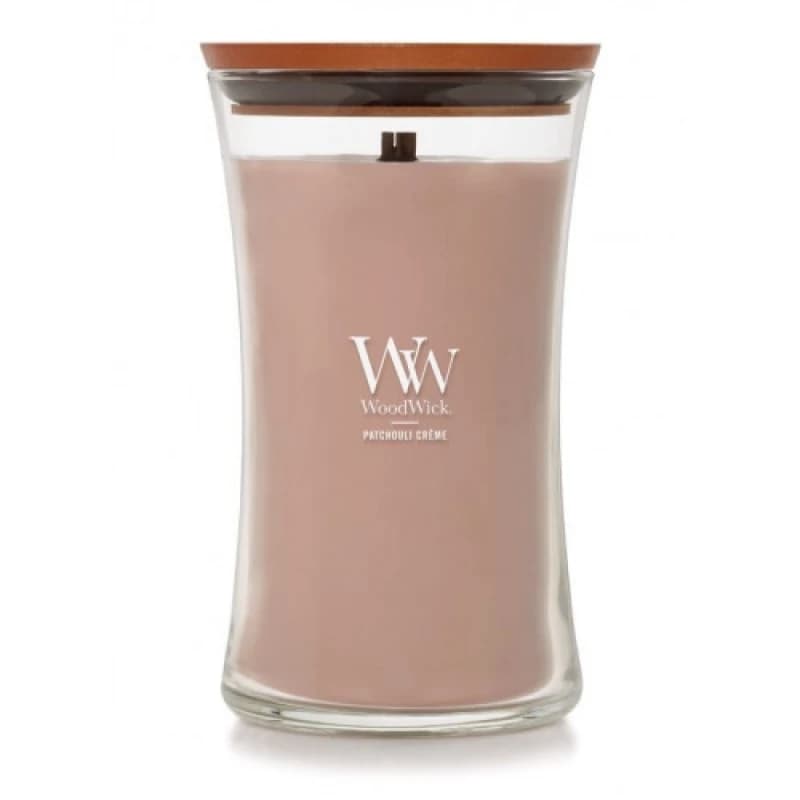 WoodWick Patchouli Creme Candle Large