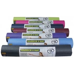 Yoga-Mad Warrior II Mat 4mm Hot Pink