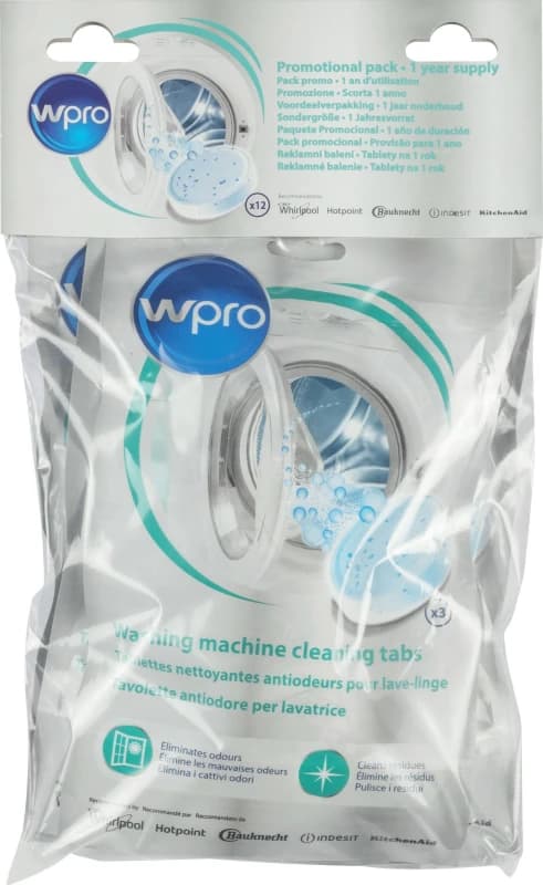 Wpro Washing Machine Cleaner & Anti-Odour Tablets