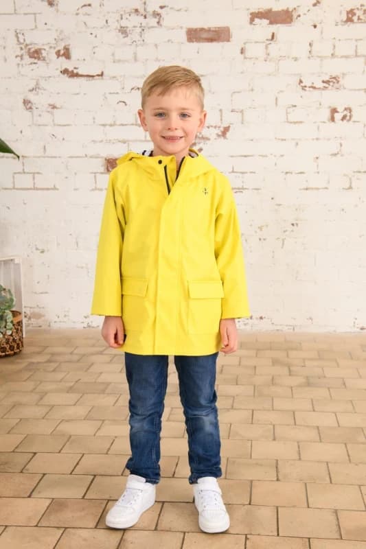 Lighthouse Clothing Max Waterproof Jacket Rubberised Windproof Yellow unisex
