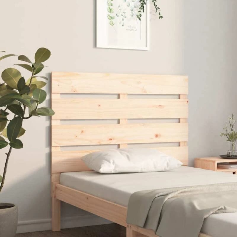 Vidaxl Headboard 75X3X80 Cm Solid Wood Pine, Brown 821367