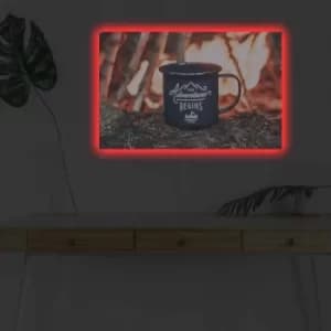 4570KDACT-007 Multicolor Decorative LED Lighted Canvas Painting