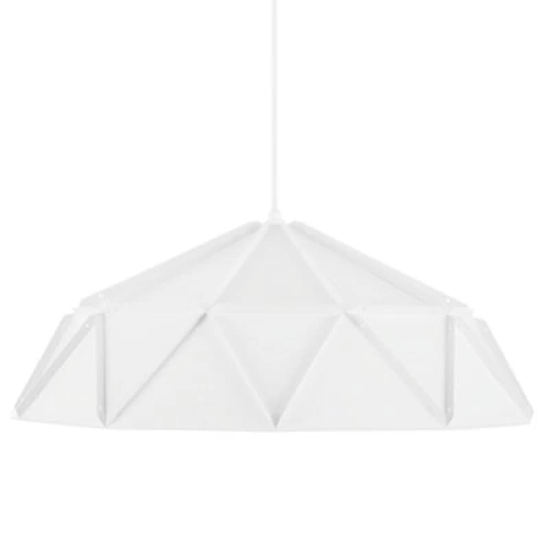 Beliani Pendant Lamp Senia Metal White