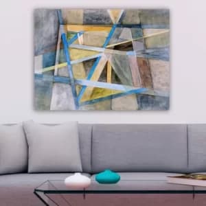 82713592_70100 Multicolor Decorative Canvas Painting