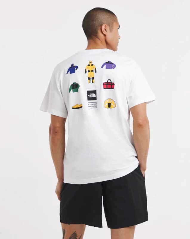 The North Face The North Face Icon Celebration T-Shirt White - The North Face - Size: S White Male S NF03801