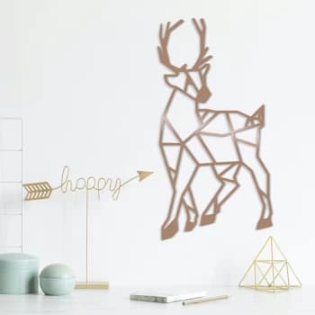 Gazelle - Copper Copper Decorative Metal Wall Accessory
