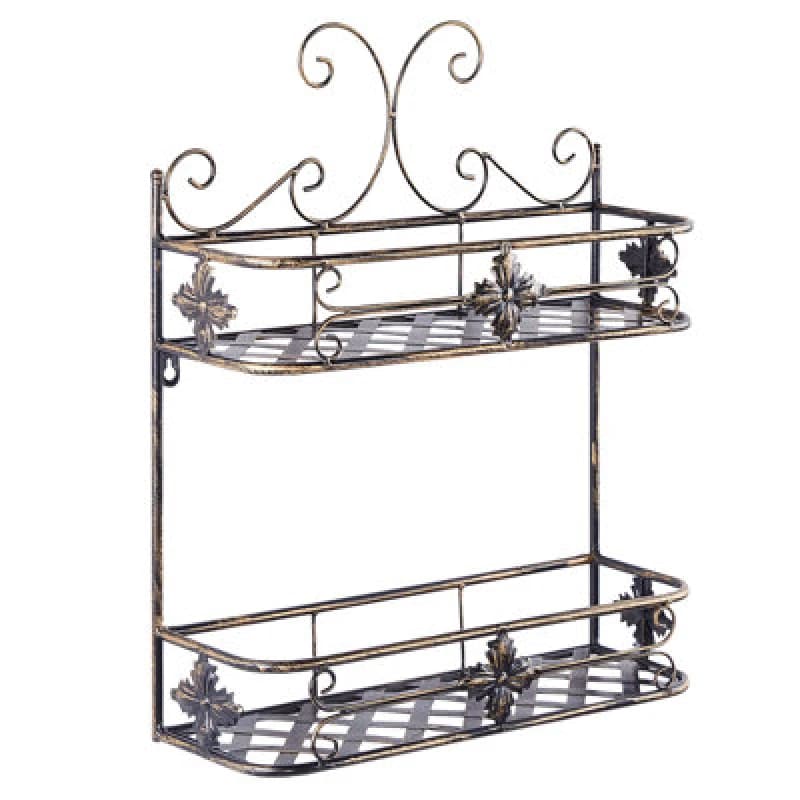 Beliani Wall Shelf Marayes Metal Black