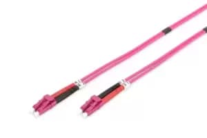 Digitus Fiber Optic Multimode Patchcord, OM4, LC / LC