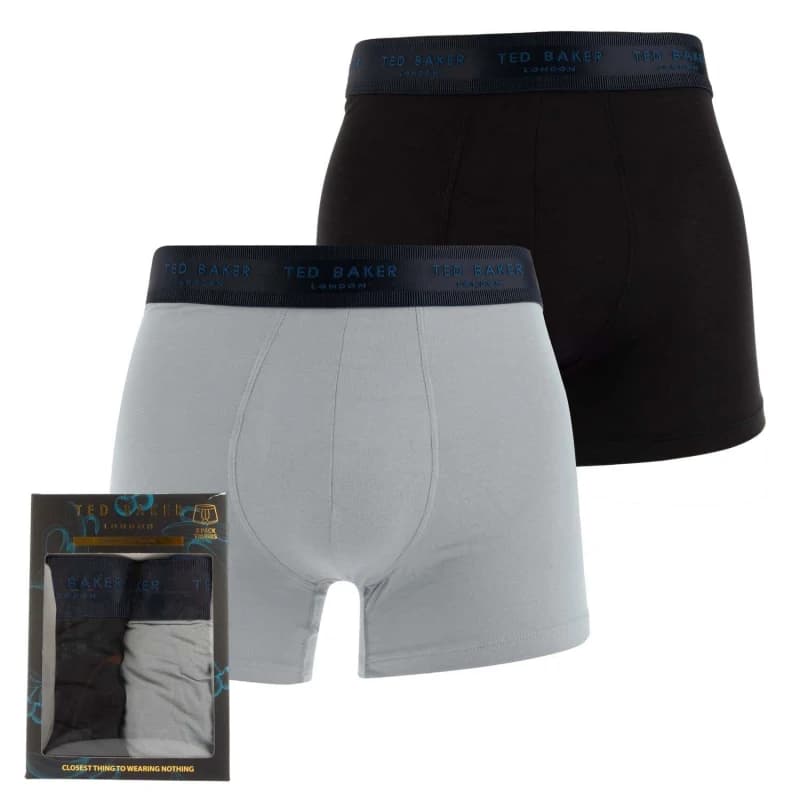 Ted Baker 2 Pack of Modal Trunks - Black S