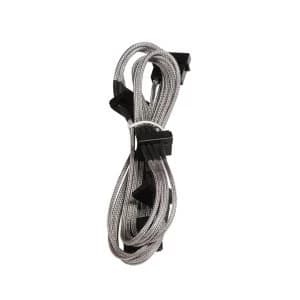 BitFenix Alchemy Molex to SATA 45CM power extension - Grey/Silver