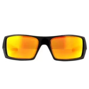 Wrap Polished Black Prizm Ruby Sunglasses