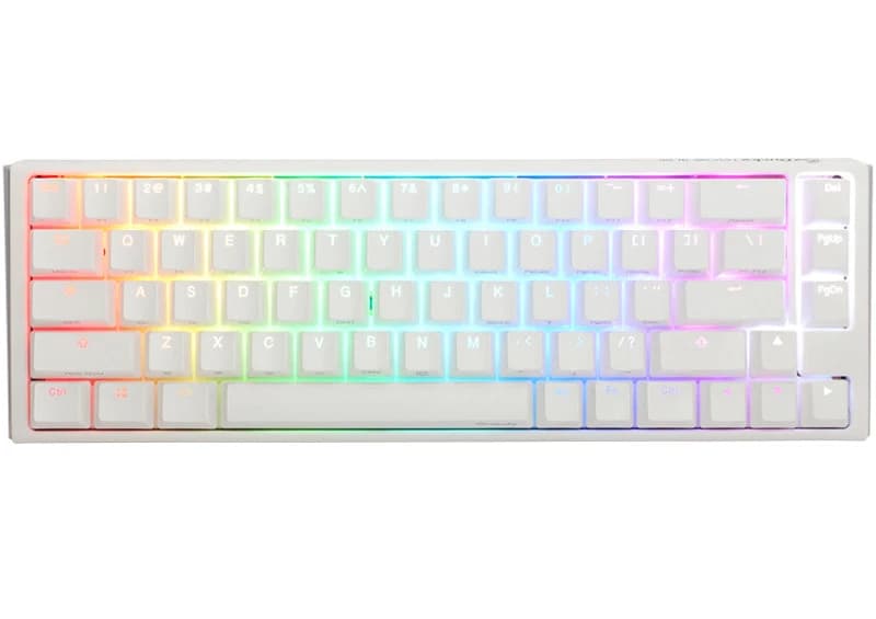 Ducky One3 Pure White SF Black Cherry MX Switch
