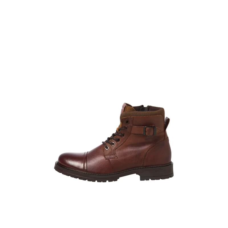 Dexter Leather Ankle Boots with Lace Fastening