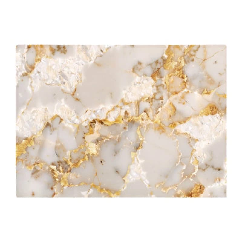 Warren Reed Designer Gold And White Quartz Effect Chopping Board