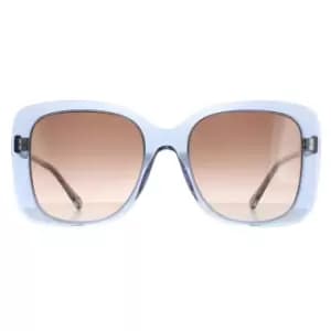 Square Blue Crystal Brown Gradient CH0125S