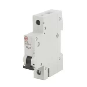 Wylex Sfnhxb40 Wylex 40A Sp Type B Mcb 6Ka