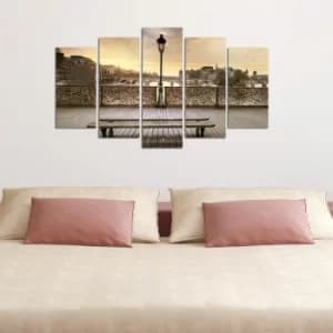 5M-62 Multicolor Decorative MDF Painting (5 Pieces)