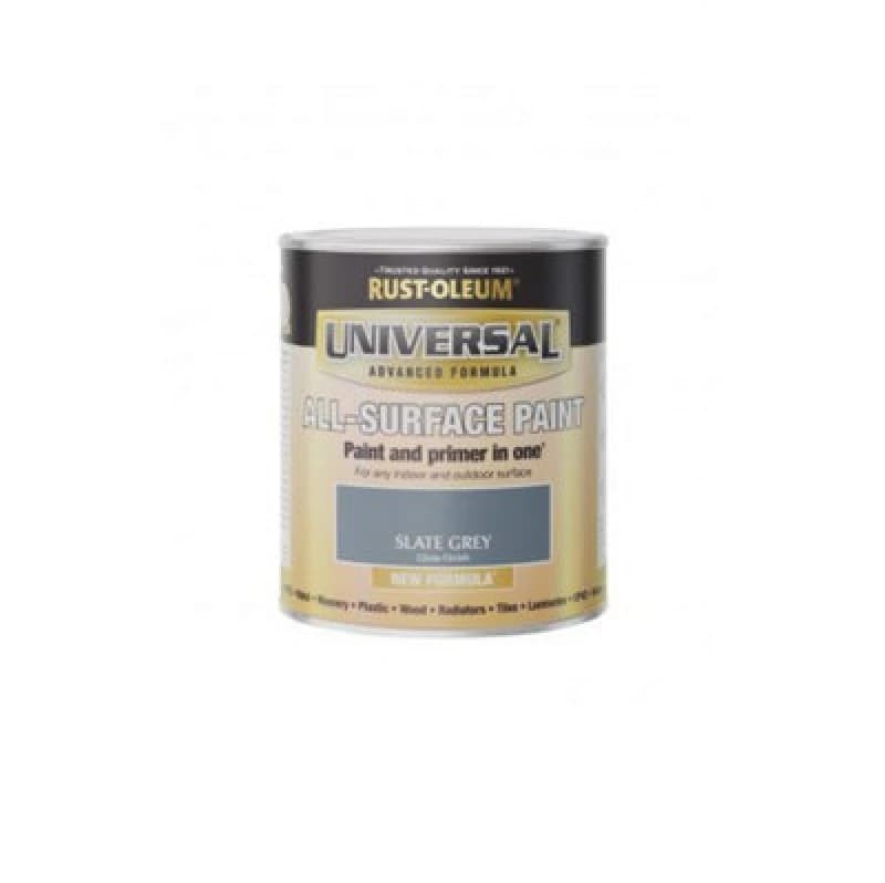 Rust-Oleum Universal All Surface Brush On Paint - Gloss - Slate Grey - 250Ml
