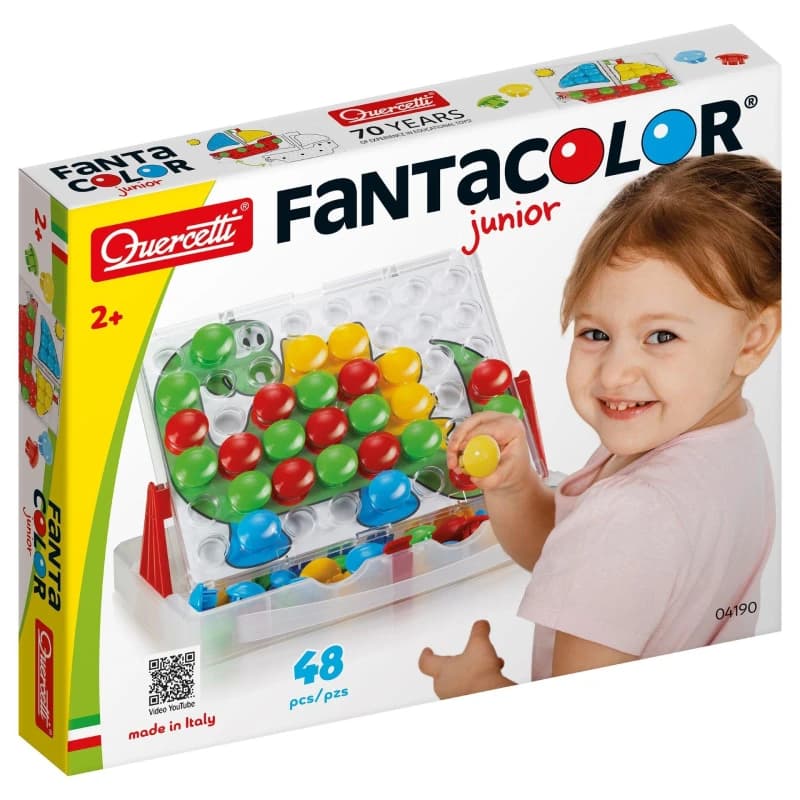 Quercetti Fantacolor Junior - 48 Pieces, Multi 4190