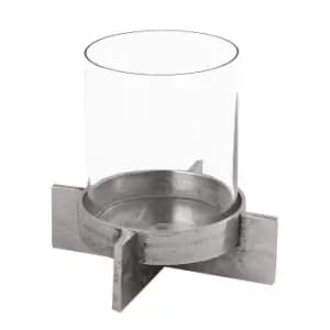 22cm Silver Candle Holder