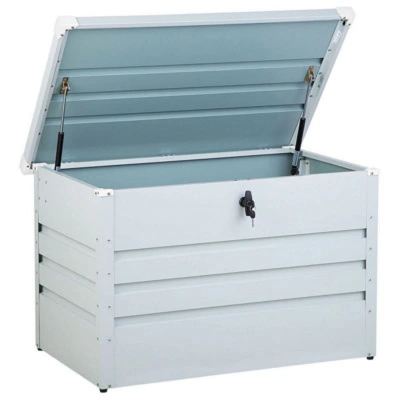 Beliani Storage Box Cebrosa 100 Cm 62cm Light Grey