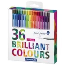 Staedtler triplus 334 fineliner Multicolour 36 pc(s)