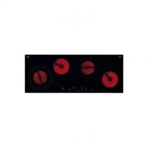 CDA HC9606FR 90cm Linear Touch Control Four Zone Ceramic Hob