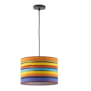Onli Arcobaleno Cylindrical Pendant Ceiling Light, Rainbow