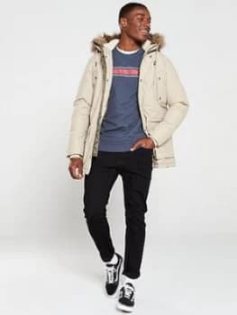Jack & Jones Explore Parka Jacket - Aluminium