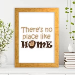 AC4134682214 Multicolor Decorative Framed MDF Painting