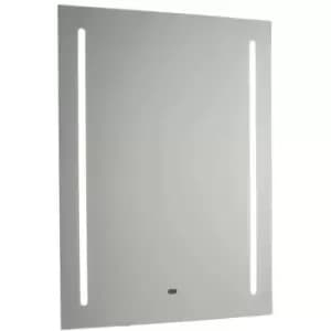 LED Bathroom Mirror Mirror Glass,Effect PaintMatte Silver 1 Bulb 70cm