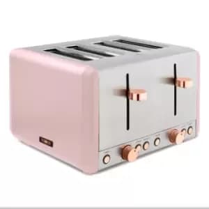 Tower T20051PNK Cavaletto 4 Slice Toaster
