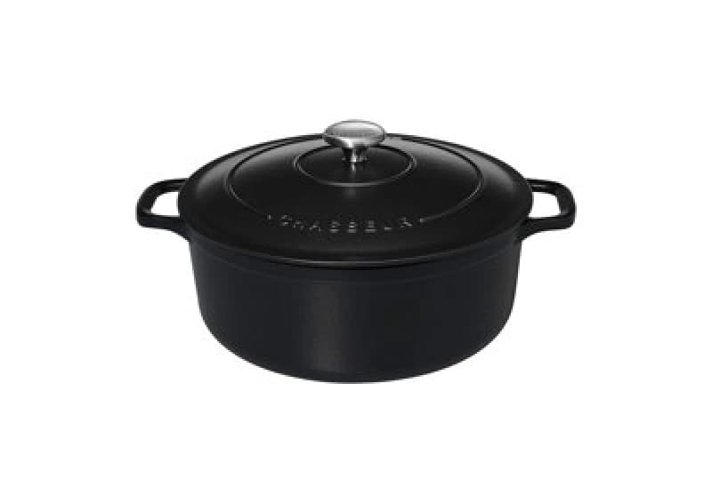Chasseur 18Cm Round Casserole - Matt Black