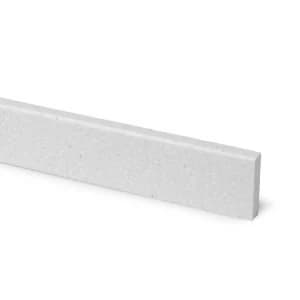12mm Nordic White Acrylic Upstand