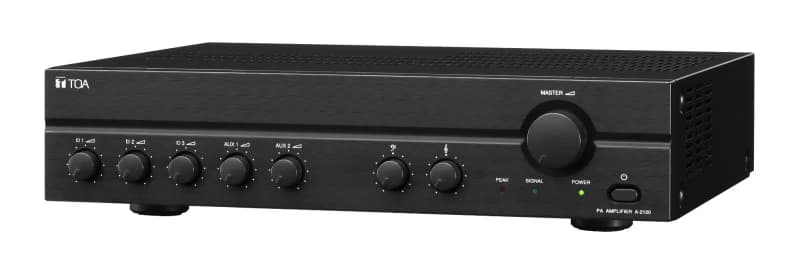 TOA A-2120 audio amplifier Performance/stage Black